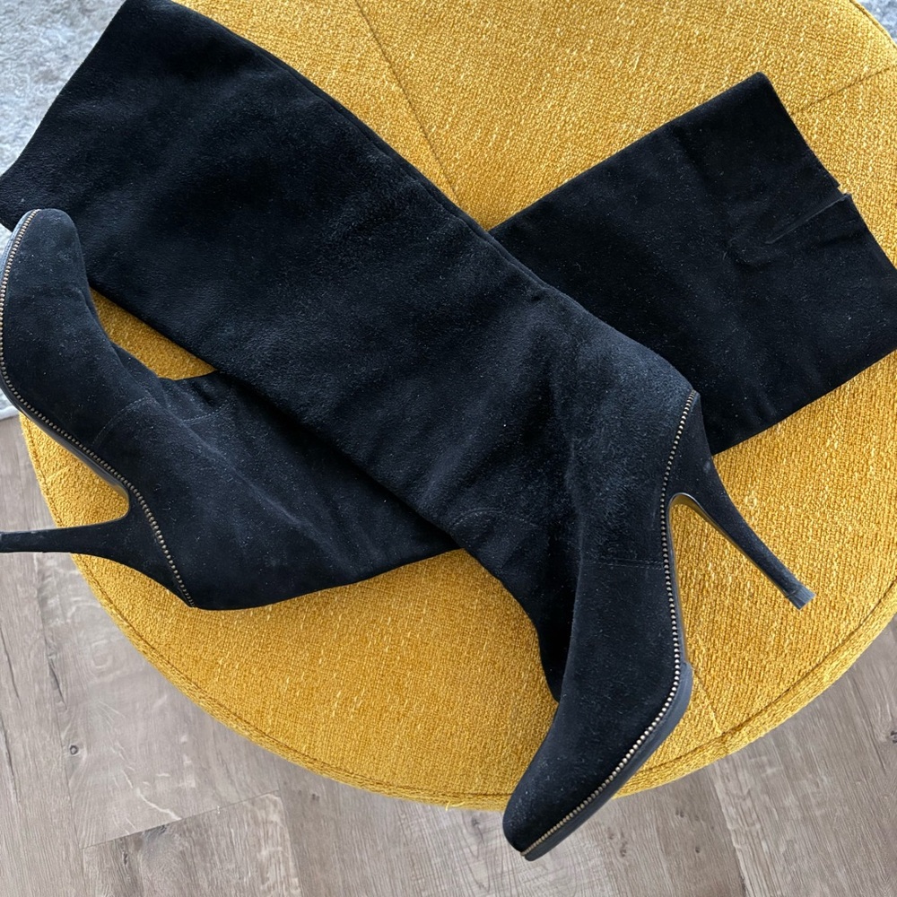New no tag 
Givenchy high heel black suede 
Size 36